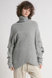 Notch Knit Pullover