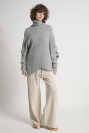 Notch Knit Pullover