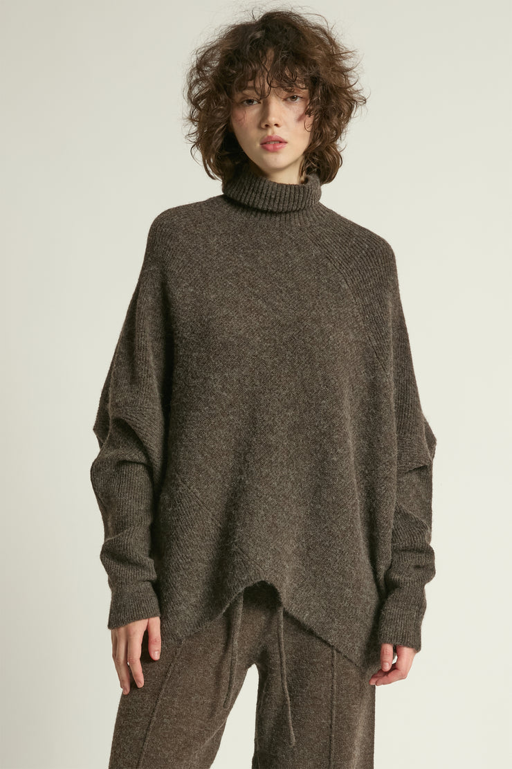Notch Knit Pullover
