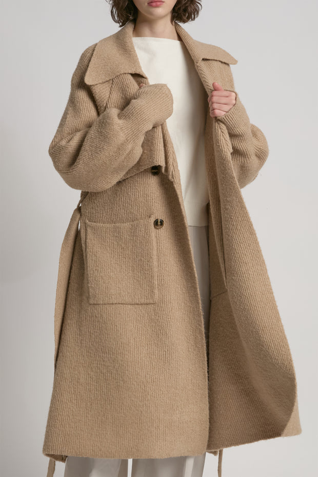 Trench Cardigan Coat