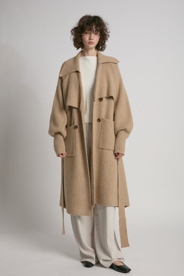 Trench Cardigan Coat