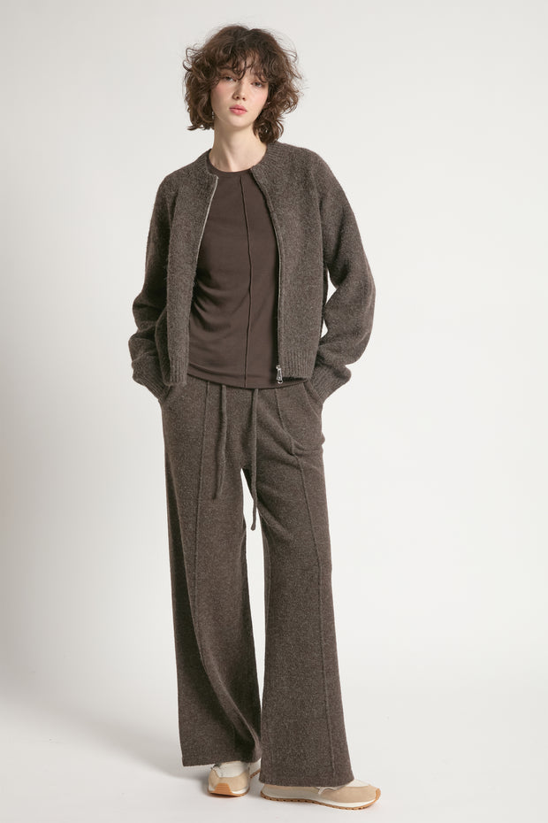 Crop Zip-up Cardigan