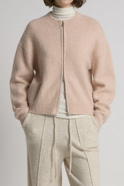 Crop Zip-up Cardigan