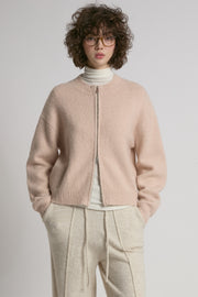 Crop Zip-up Cardigan