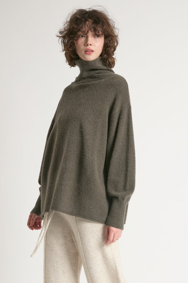 Slouch Turtleneck Sweater