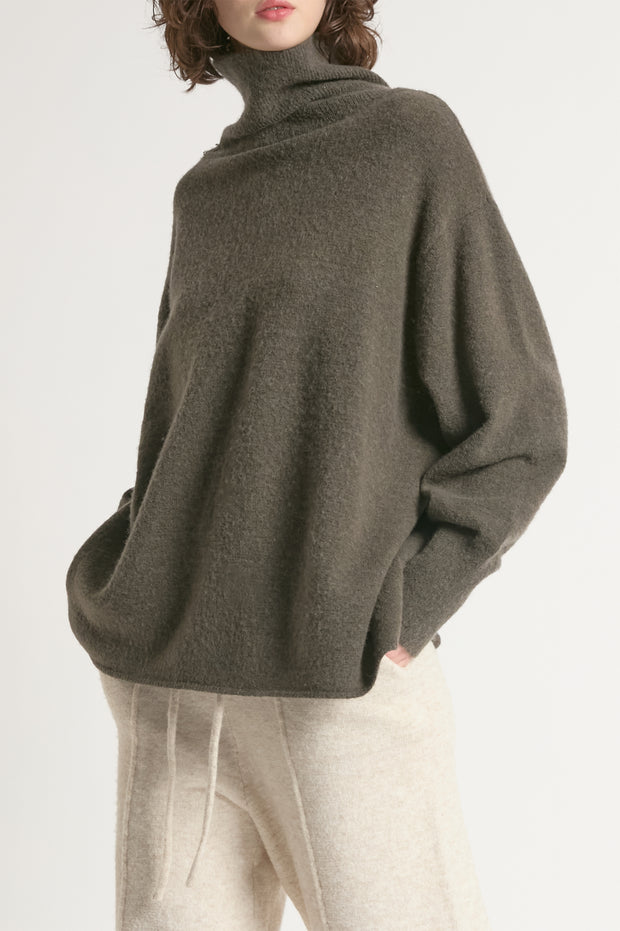 Slouch Turtleneck Sweater