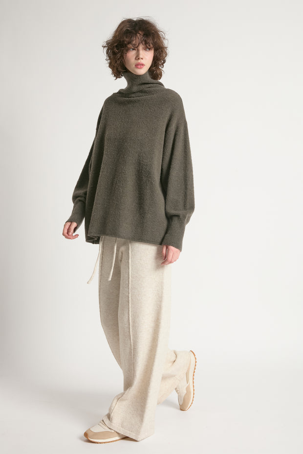 Slouch Turtleneck Sweater