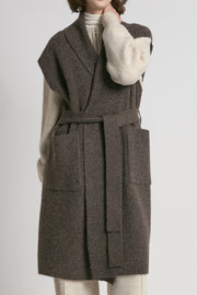 Belted Midi Vest