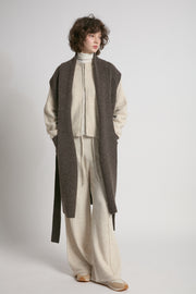 Belted Midi Vest