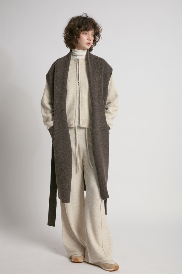 Belted Midi Vest