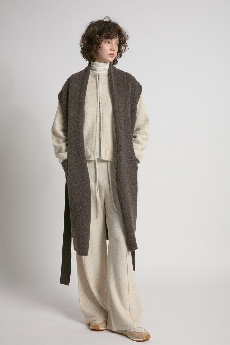 Belted Midi Vest