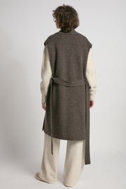 Belted Midi Vest