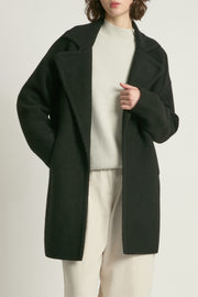 Textured Knit Coat