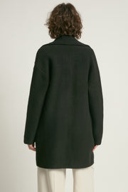 Textured Knit Coat