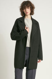 Textured Knit Coat