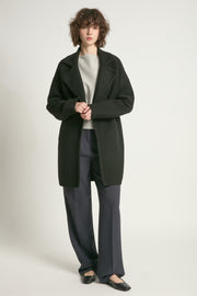 Textured Knit Coat