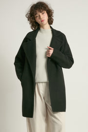Textured Knit Coat