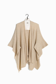 Flowy Draped Poncho with Sleeves