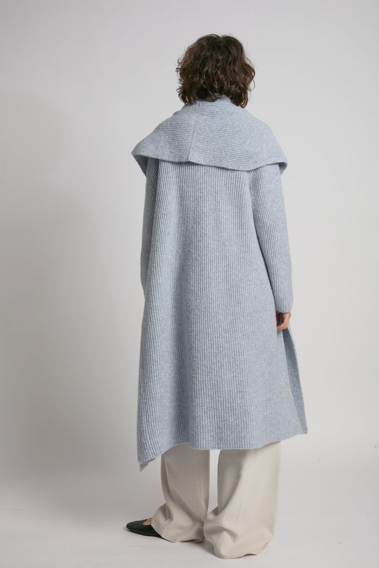 Wide Shawl Collared Cardigan