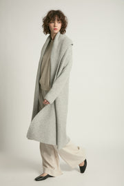 Wide Shawl Collared Cardigan
