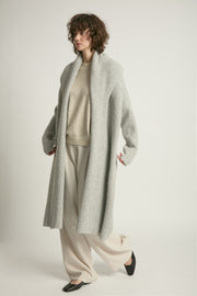 Wide Shawl Collared Cardigan