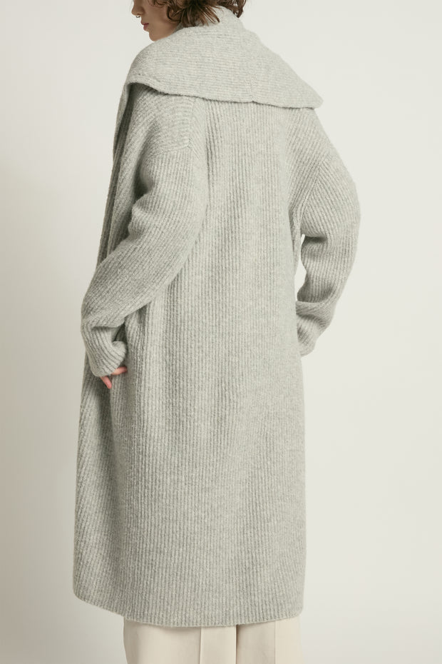 Wide Shawl Collared Cardigan
