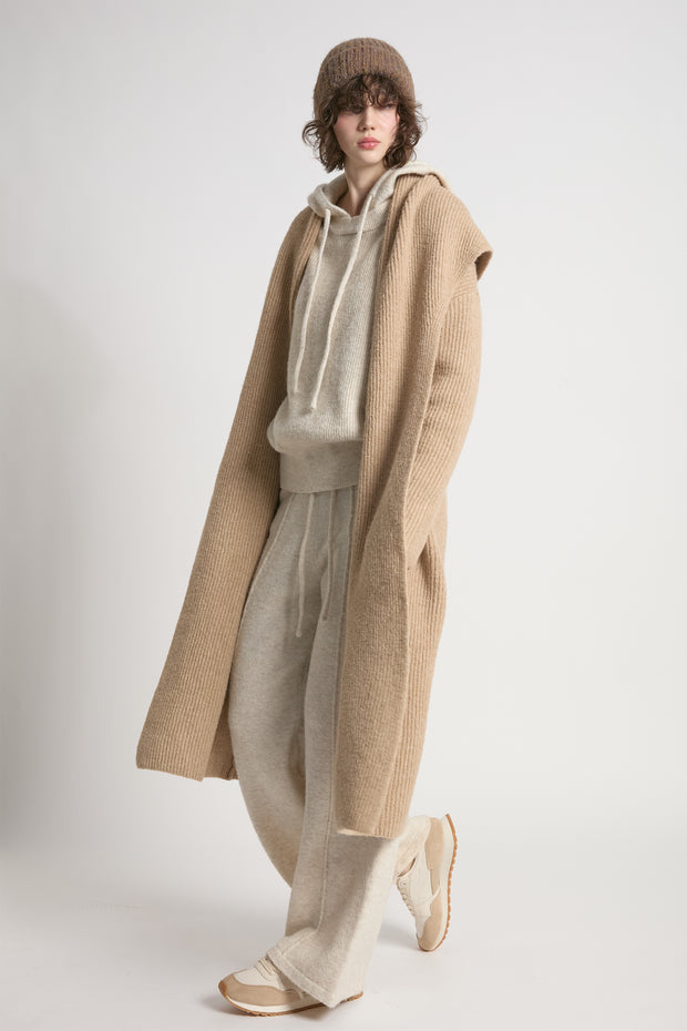 Wide Shawl Collared Cardigan