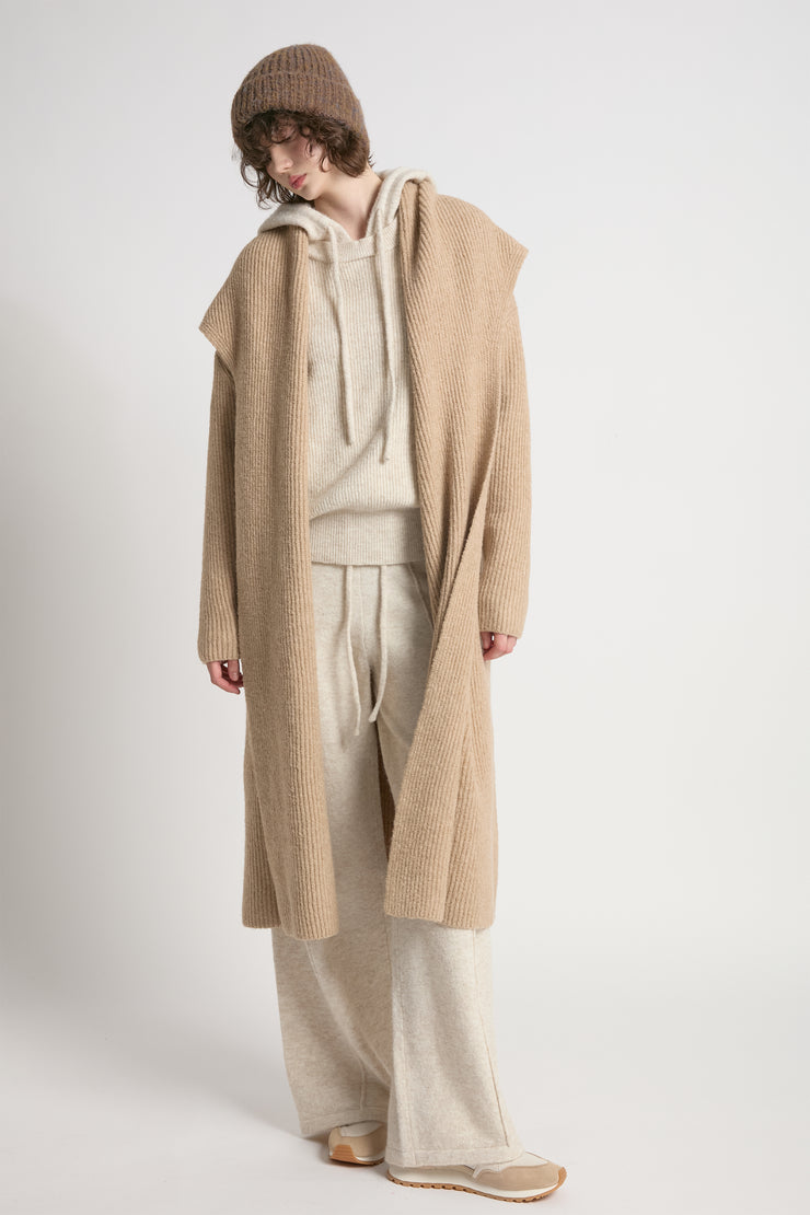 Wide Shawl Collared Cardigan