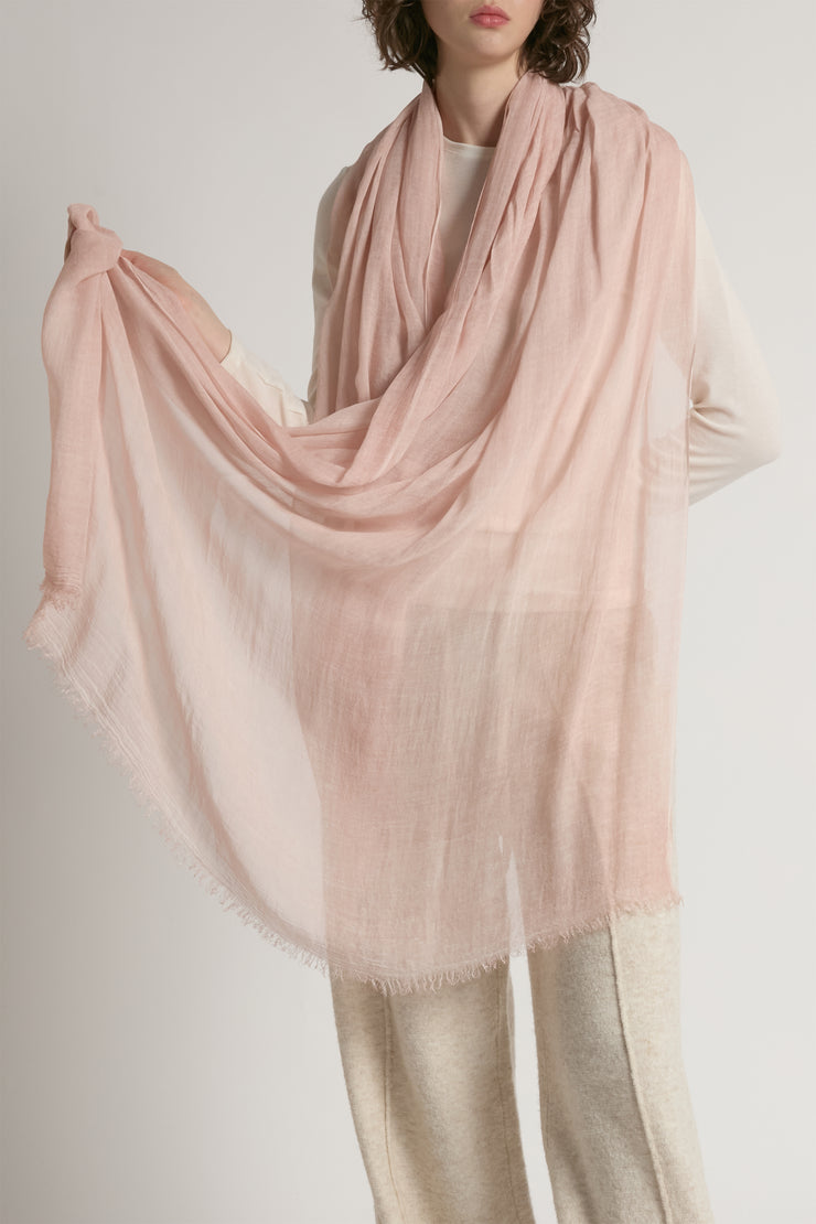 Sheer Cotton Long Scarf
