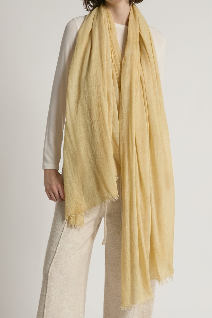Sheer Cotton Long Scarf