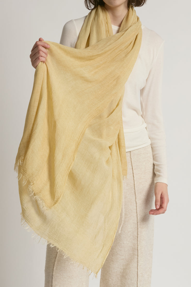 Sheer Cotton Long Scarf