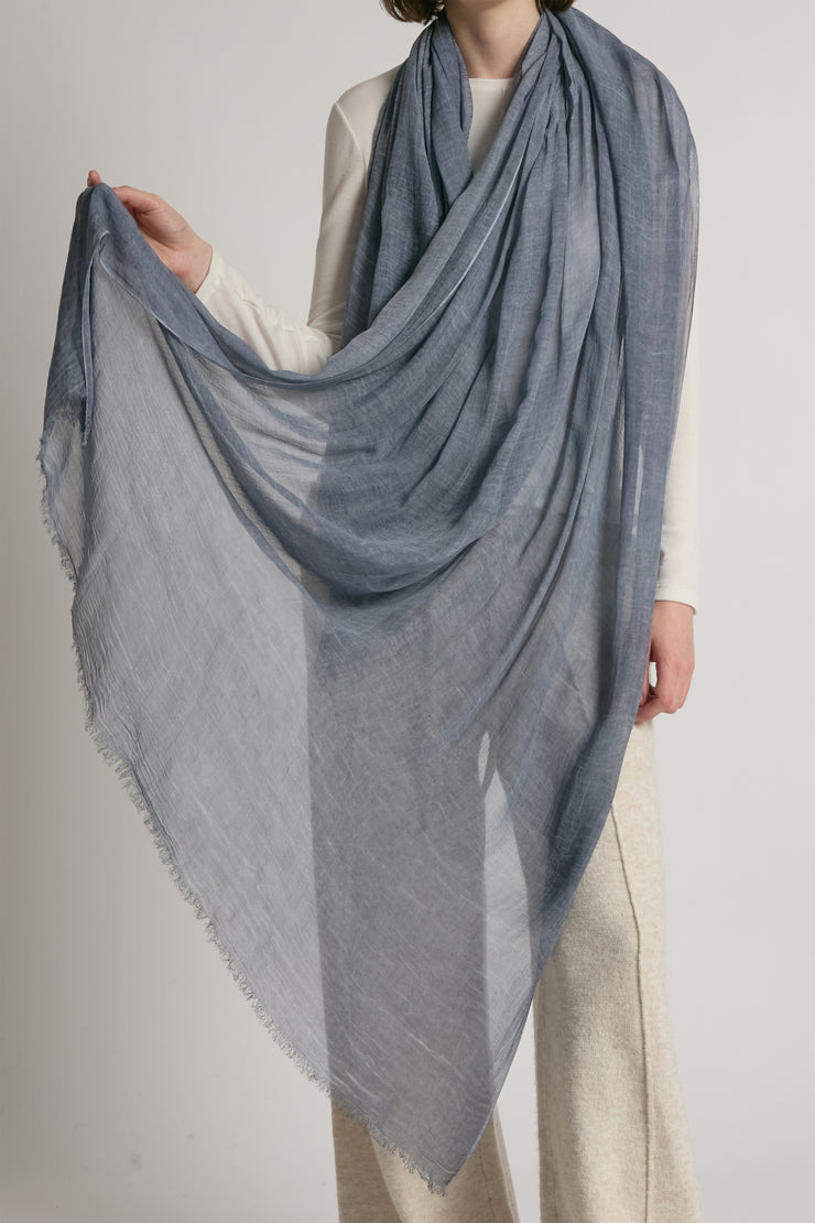 Sheer Cotton Long Scarf