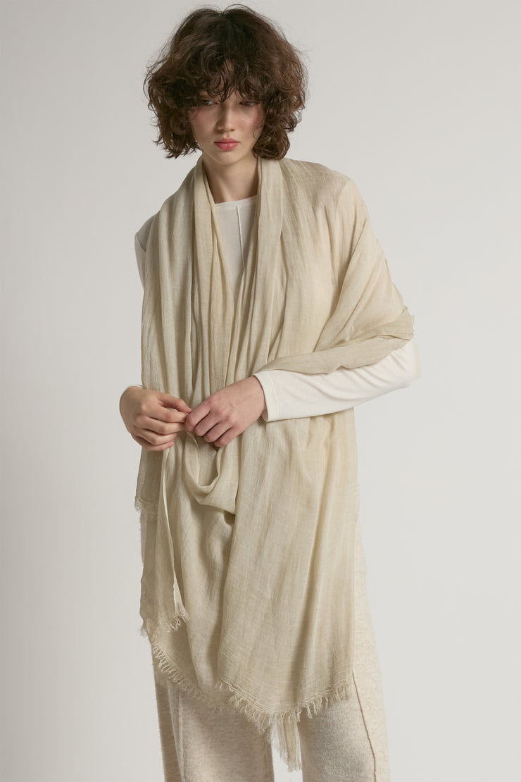 Sheer Cotton Long Scarf