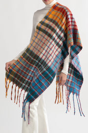 Rainbow Plaid Scarf