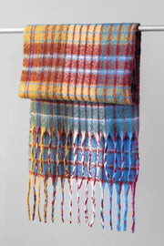 Rainbow Plaid Scarf