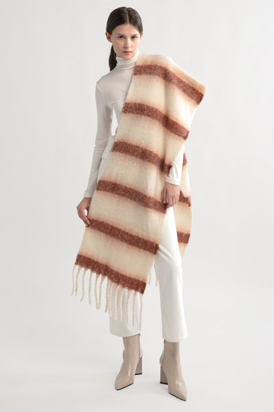 Striped Chunky Scarf