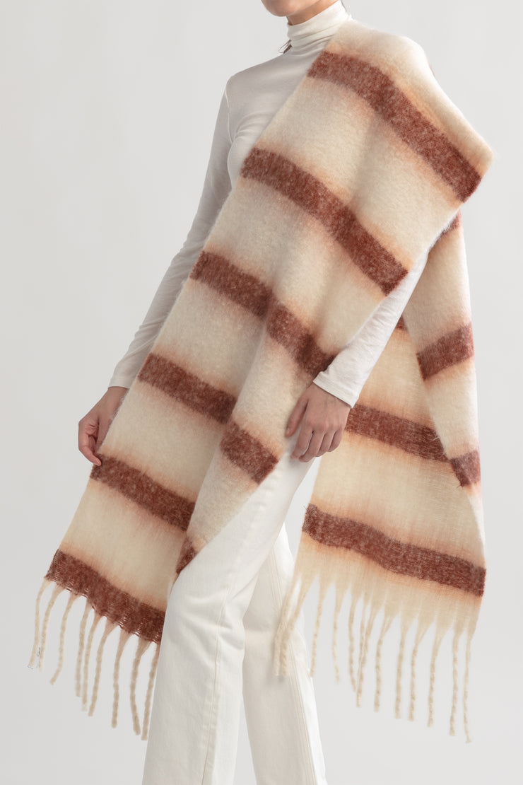 Striped Chunky Scarf