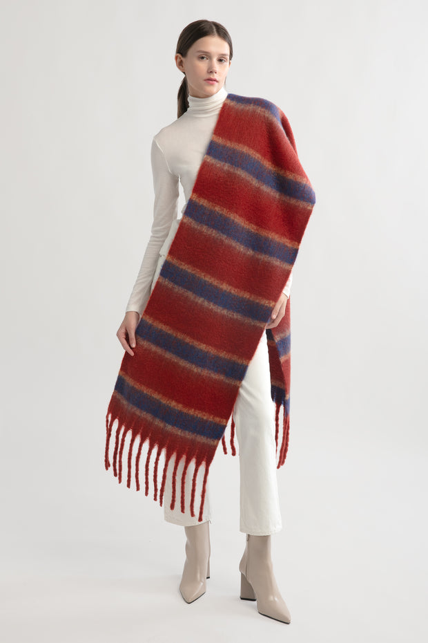 Striped Chunky Scarf