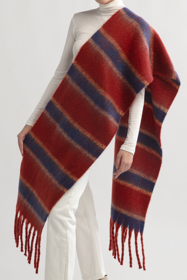 Striped Chunky Scarf