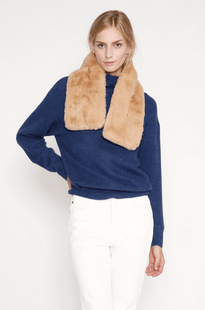 Furry Keyhole Scarf