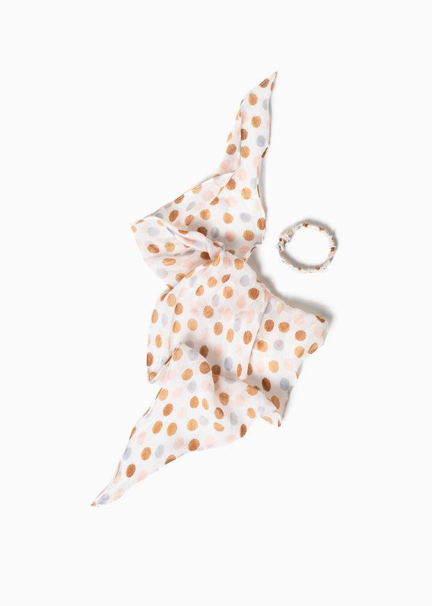 Cotton Feel Scarf Scrunchie