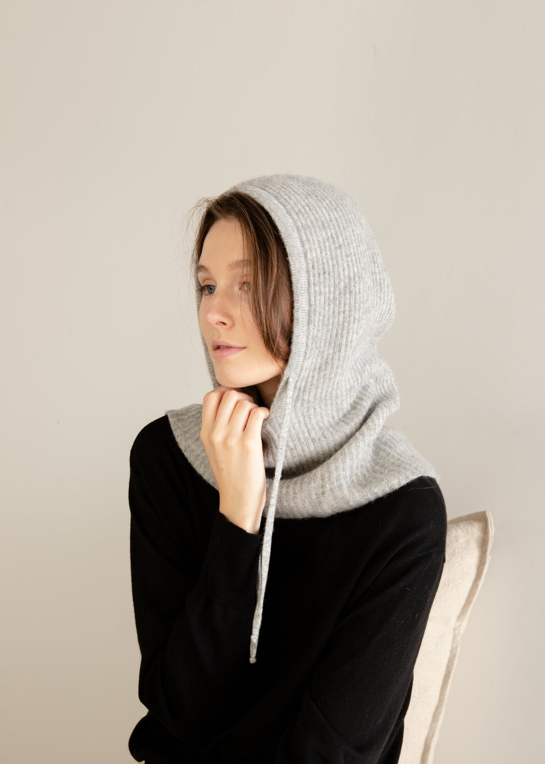 Hoodie with snood sale