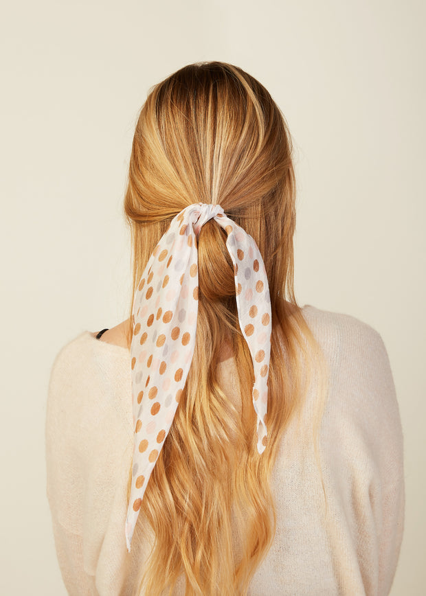 Cotton Feel Scarf Scrunchie