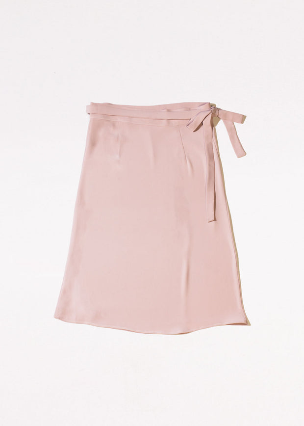 Rayon Basic Midi Skirt